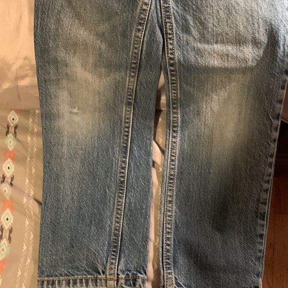 Oshkosh size 5R straight blue jeans. Waist size adjustable. Good condition. - Picture 10 of 14